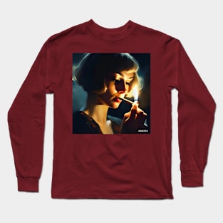 Cigar Lady 65 Long Sleeve T-Shirt